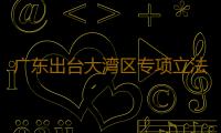 广东出台大湾区专项立法计划，拟制定9个涉大湾区地方性法规 